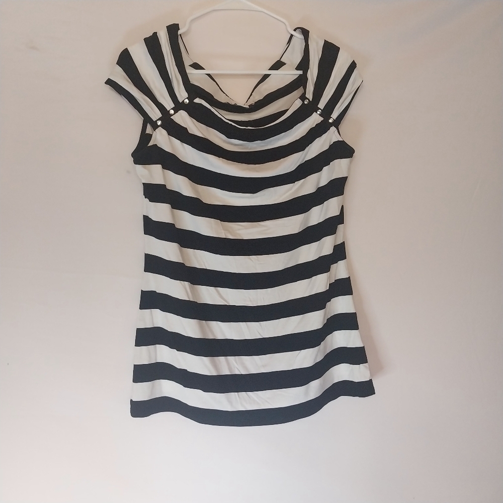 White House Black Market Off Shoulder Top, Size L